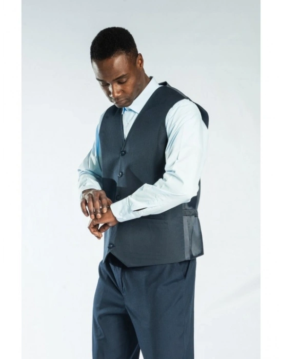 Klasik Yelek Lacivert