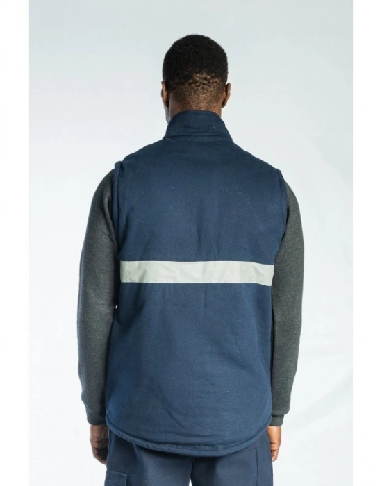 Oscar Yelek Gri - Lacivert