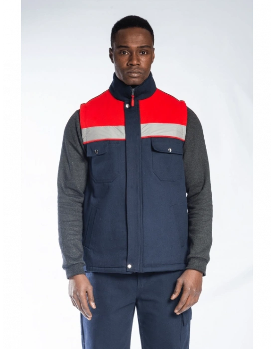 Oscar Yelek Kırmızı - Lacivert