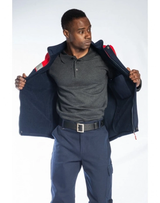 Oscar Yelek Kırmızı - Lacivert