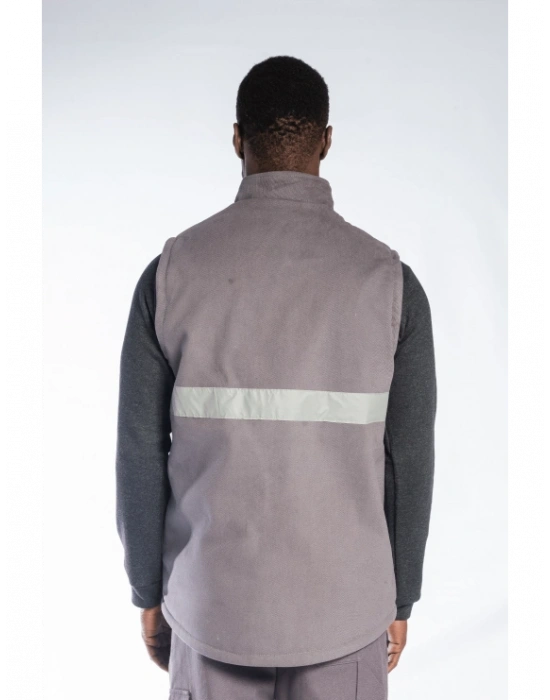 Oscar Yelek Saks - Gri