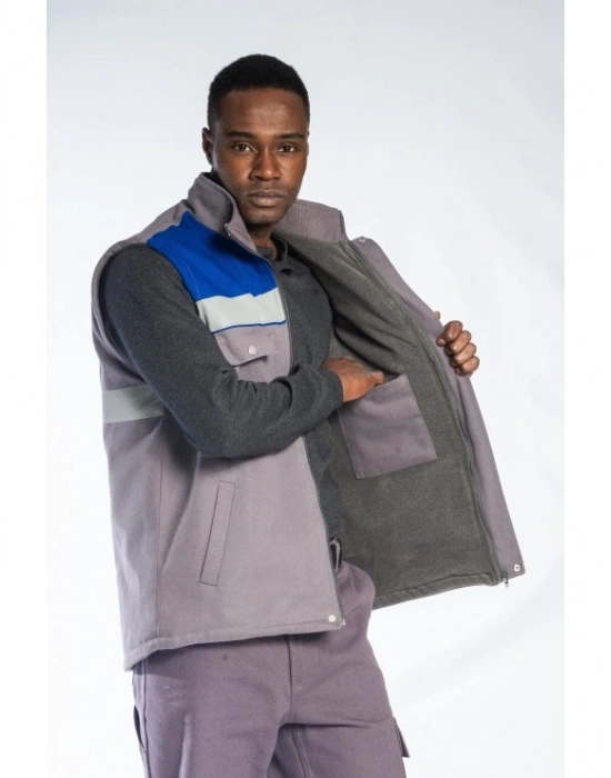 Oscar Yelek Saks - Gri