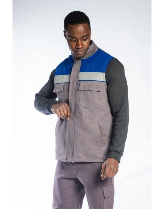 Oscar Yelek Saks - Gri