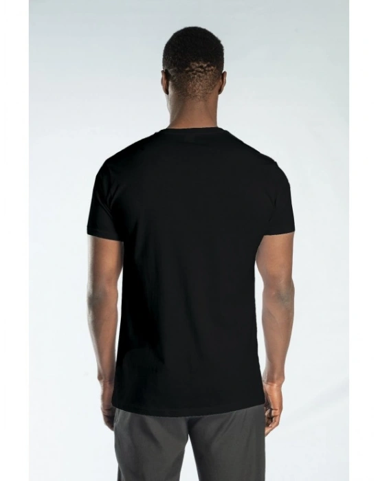 Regular Basic Bisiklet Yaka T-Shirt Siyah