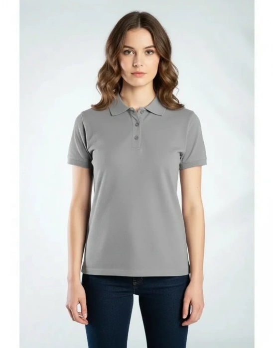 Regular Polo Pike T-Shirt Gri