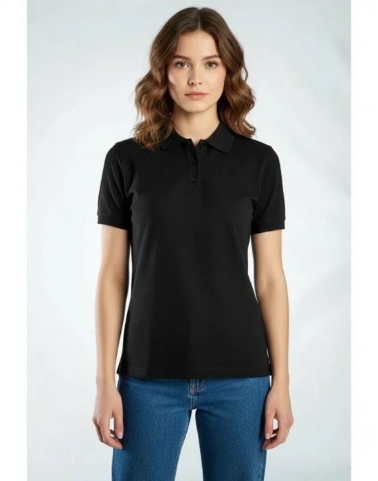 Regular Polo Pike T-Shirt Siyah