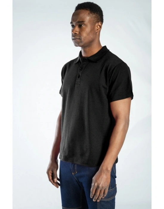 Regular Polo Pike T-Shirt Siyah
