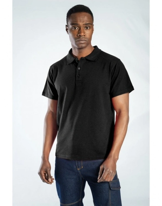 Regular Polo Pike T-Shirt Siyah