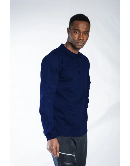 Regular Polo Sweatshirt Lacivert