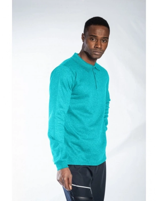 Regular Polo Sweatshirt Turkuaz