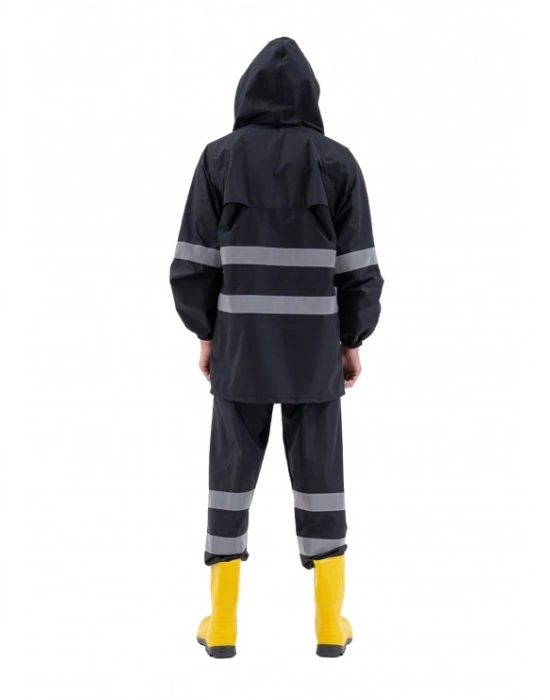 Ripstop Yağmurluk Takım Siyah