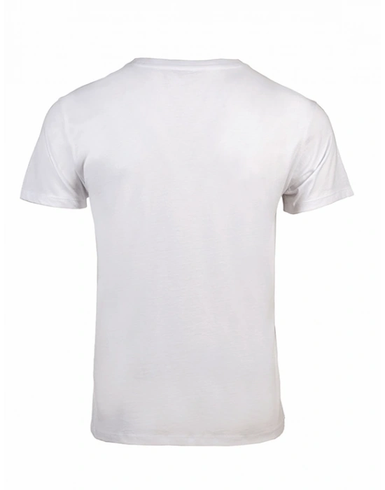 Vetra Bisiklet Yaka T-Shirt - Beyaz