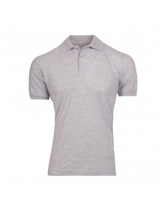 Vetra Polo Yaka T-shirt - Gri Melanj