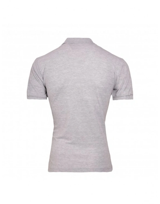 Vetra Polo Yaka T-shirt - Gri Melanj