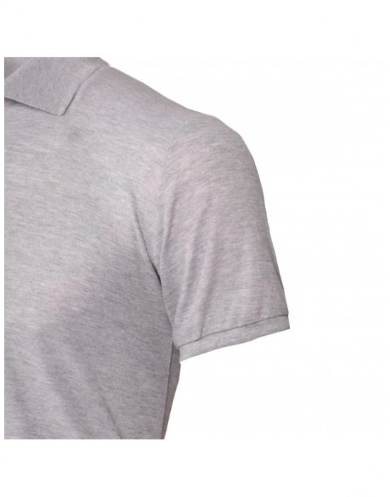 Vetra Polo Yaka T-shirt - Gri Melanj