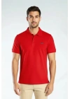 Elegans Polo Pike T-Shirt Kırmızı