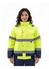 Alaska Hi-Vis 2 in 1 Mont Neon Sarı - Lacivert