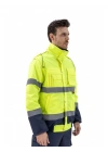 Alaska Hi-Vis 2 in 1 Mont Neon Sarı - Lacivert