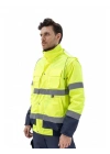 Alaska Hi-Vis 2 in 1 Mont Neon Sarı - Lacivert