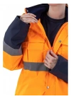 Alaska Hi-Vis 2 in 1 Mont Neon Turuncu-Lacivert
