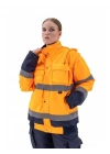Alaska Hi-Vis 2 in 1 Mont Neon Turuncu-Lacivert