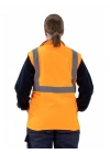 Alaska Hi-Vis 2 in 1 Yelek Neon Turuncu
