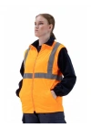 Alaska Hi-Vis 2 in 1 Yelek Neon Turuncu