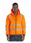 Alaska Hi-Vis Fermuarlı Kapüşonlu Sweatshirt -Turuncu