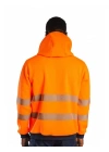 Alaska Hi-Vis Fermuarlı Kapüşonlu Sweatshirt -Turuncu