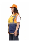 Alaska Hi-Vis Mühendis Yeleği Neon Turuncu - Lacivert
