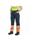 Alaska Hi-Vis Pantolon Lacivert - Neon Turuncu