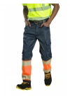 Alaska Hi-Vis Pantolon Lacivert - Neon Turuncu