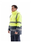 Alaska Hi-Vis Parka Neon Sarı - Lacivert