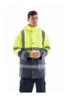 Alaska Hi-Vis Parka Neon Sarı - Lacivert