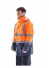 Alaska Hi-Vis Parka Neon Turuncu - Lacivert