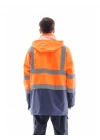 Alaska Hi-Vis Parka Neon Turuncu - Lacivert