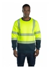 Alaska Hi-Vis Sweatshirt Neon Sarı - Lacivert
