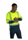 Alaska Hi-Vis Sweatshirt Neon Sarı - Lacivert