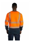 Alaska Hi-Vis Sweatshirt Neon Turuncu - Lacivert