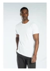 Elegans Basic Bisiklet Yaka T-Shirt Beyaz