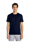 Elegans Basic Bisiklet Yaka T-Shirt Lacivert