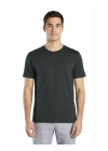 Elegans Basic Bisiklet Yaka T-Shirt Siyah