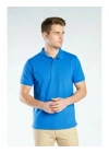 Elegans Polo Pike T-Shirt Saks Mavi