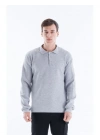 Elegans Polo Sweatshirt Gri