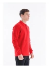 Elegans Polo Sweatshirt Kırmızı