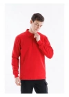 Elegans Polo Sweatshirt Kırmızı
