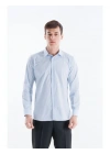 Klasik Erkek Mavi Gömlek