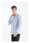 Klasik Erkek Mavi Gömlek
