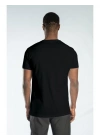 Regular Basic Bisiklet Yaka T-Shirt Siyah