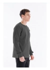 Regular Bisiklet Yaka Sweatshirt Antrasit